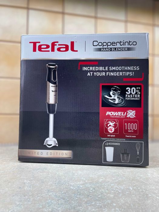 Blender ręczny TEFAL 3w1 1000 W – mocny i wielofunkcyjny