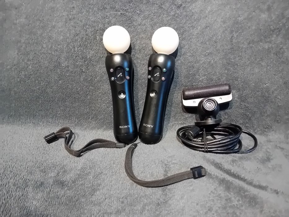 2 kontrolery ps3 move kamerka pseye playstation