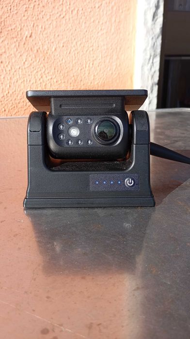 Câmara de marcha atrás sem fios,monitor magnético,de energia solar/usb