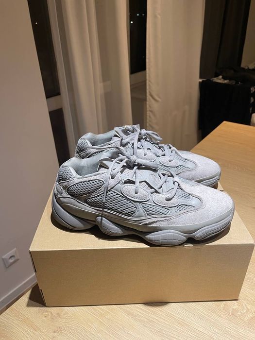 adidas Yeezy boost 500 ash grey 43 Utility white black granite bone t