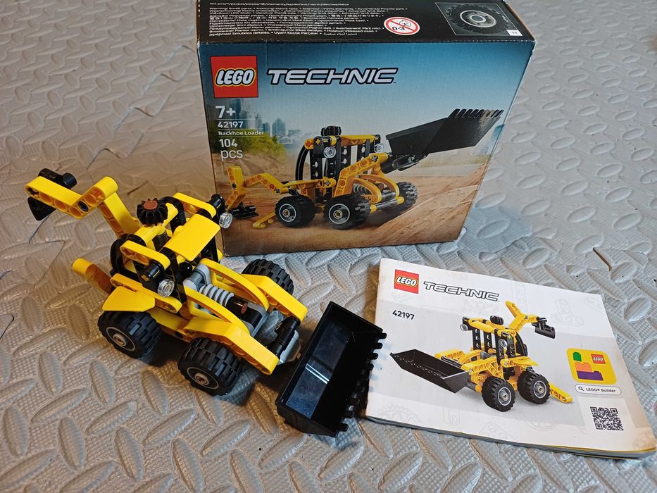 LEGO Technic 42197 Koparko-ładowarka i Lego Technic 42163