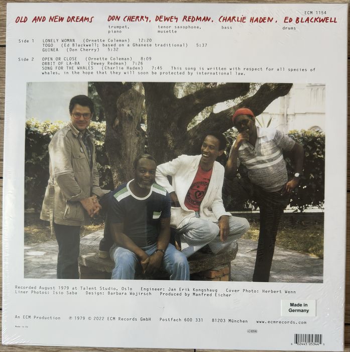 OLD AND NEW DREAMS - Don Cherry, Dewey Redman, Charlie Haden, Ed Blackwell