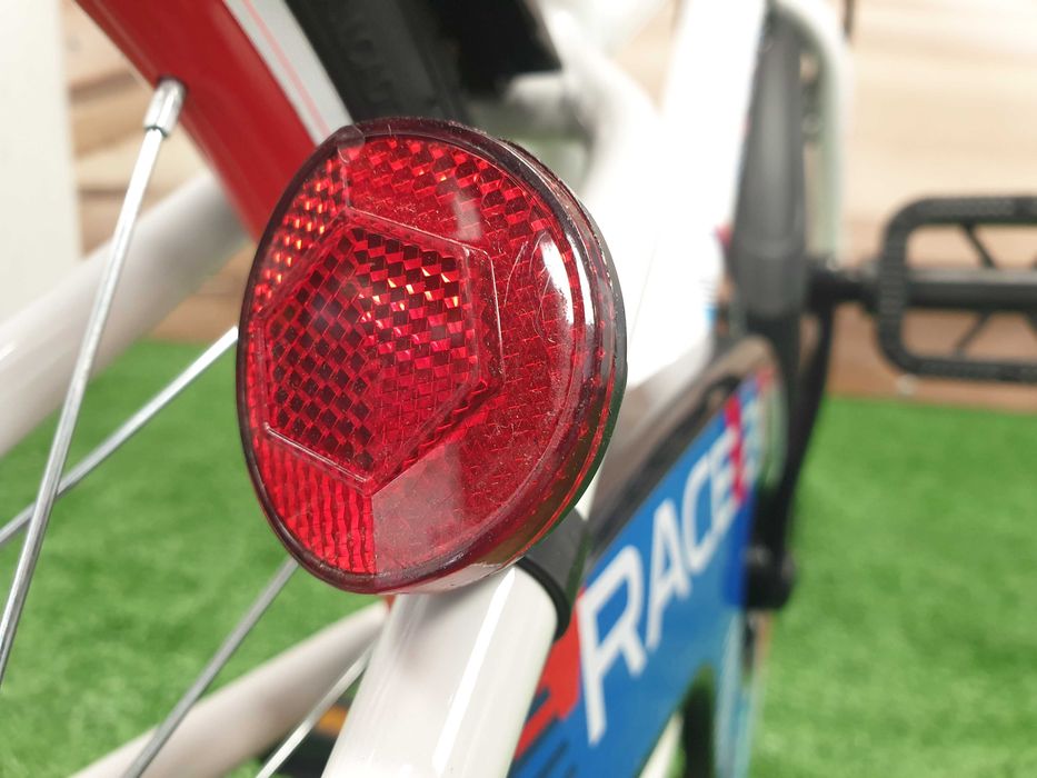 Rowerek dziecięcy Formula koło 20" BIAŁY z chorągiewką i dzwonkiem