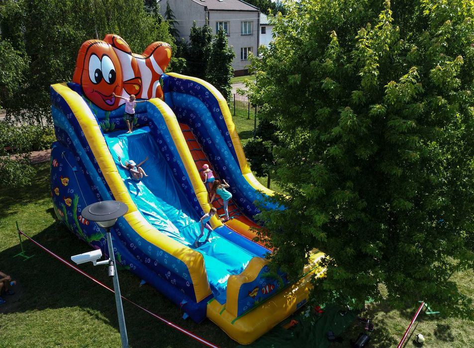 Zjeżdżalnia/zamek dmuchany/ścianka/dmuchańce/gokarty/figloraj/basen/mini golf