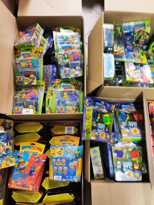 Paleta zabawek SuperZings / SuperThings | ok. 1000 szt. | Outlet ABC