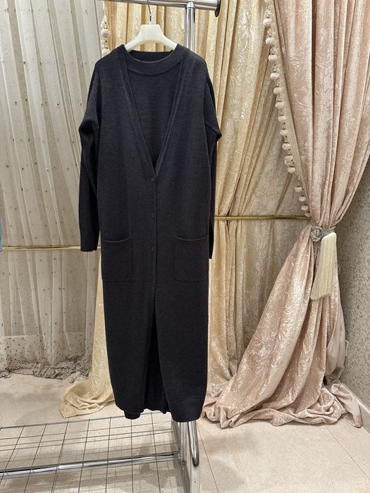 Женский вязаный комплект Weekend Max Mara, кардиган + платье, оригинал