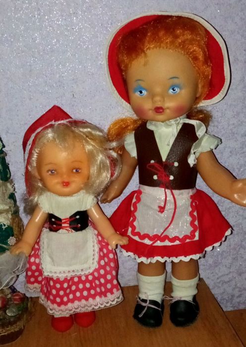 Кукла СССР. Красная шапочка. 27 см