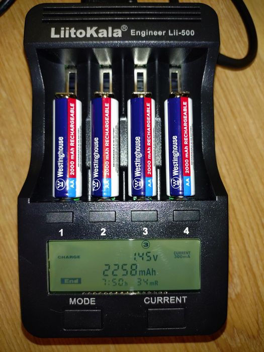 NiMh АА 1,2 V 2000 mAh акумулятори Westinghouse