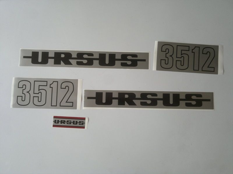 Naklejki Ursus 2812 u 3502 u 3512 u 3514 u 4512 u 4514 u 5314