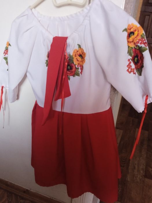 Вишиванка для дівчинки, плаття вишиванка,вишита сукня