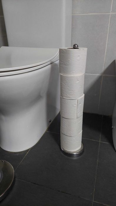 Porta rolos papel - como novo