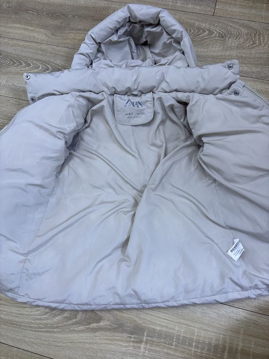 Зимова куртка пуховик zara 116-122 дощовик