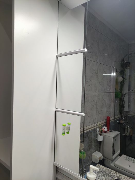 Espelho WC com lampada