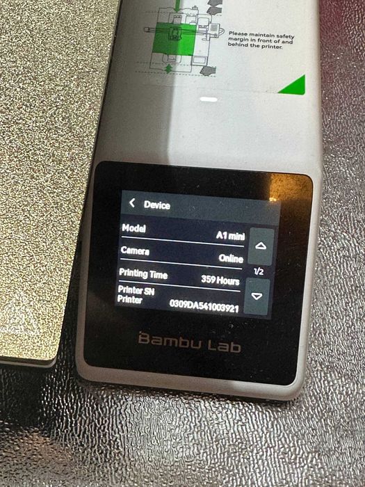 Bambu Lab A1 mini + obudowa (TOPCUBE) | Stan jak nowy | Gwarancja