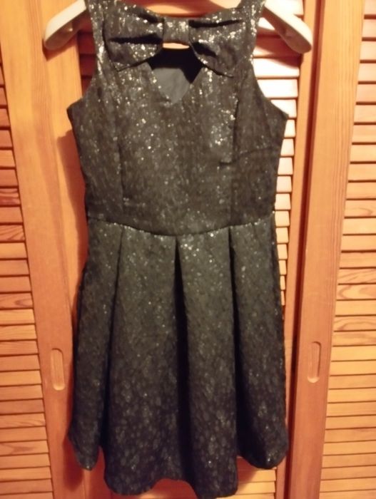 Vestido de festa preto menina
