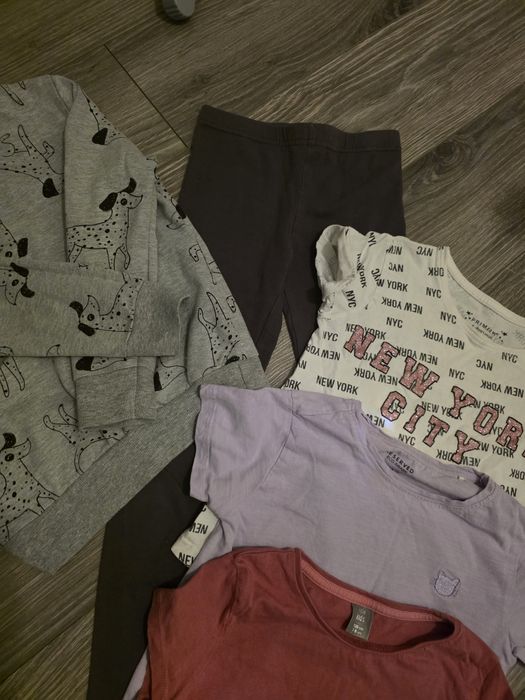 Zestaw 122-128cm Reserved Pepco Primark jesień szkoła bluza ciepła