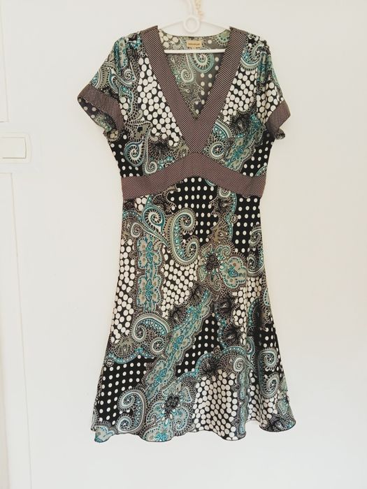 Letnia satynowa sukienka Departure