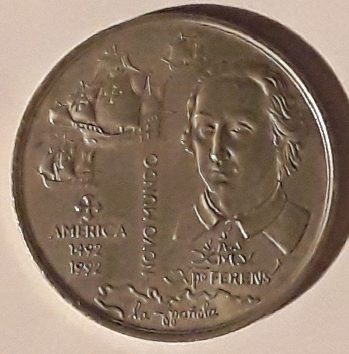 Moeda 200 escudos - Novo Mundo América 1492 ~ 1992