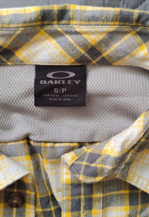 Сорочка Oakley Light Flannel Plaid Button Front Long Sleeve Shirt - Men's Small
