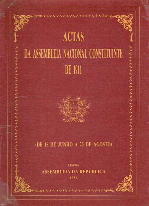 3078  Actas da Assembleia Nacional Constituinte de 1911