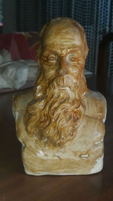 Busto de Guerra Junqueiro em Gesso Patinado