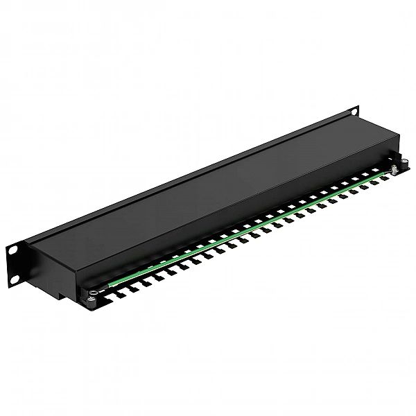 Panel Krosowy Patch Panel 24 Porty Cat7/10Gb Rack 19 Ekranowany Ftp Sw