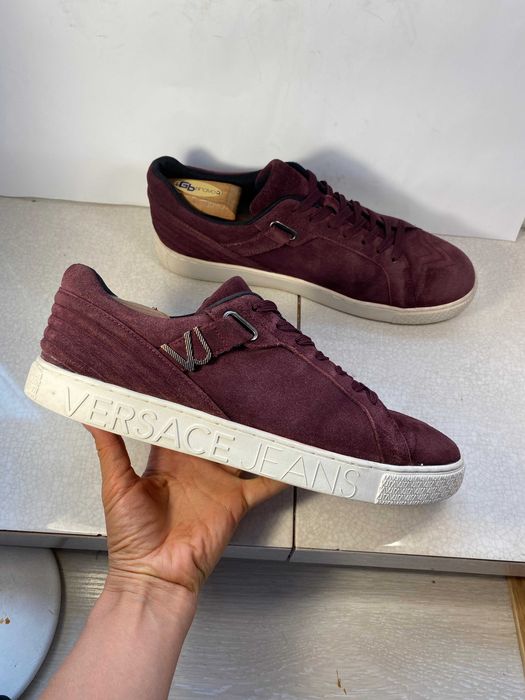 versace jeans кроссовки мужские замшевые 43-44 р 27,5см оригинал