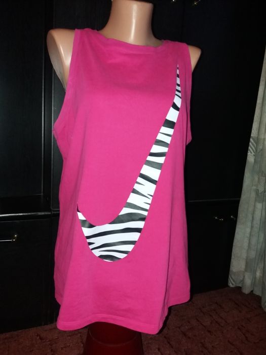 Топ майка спортивна з котоном Nike dri-fit p.l