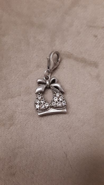 zawieszka bikini srebro