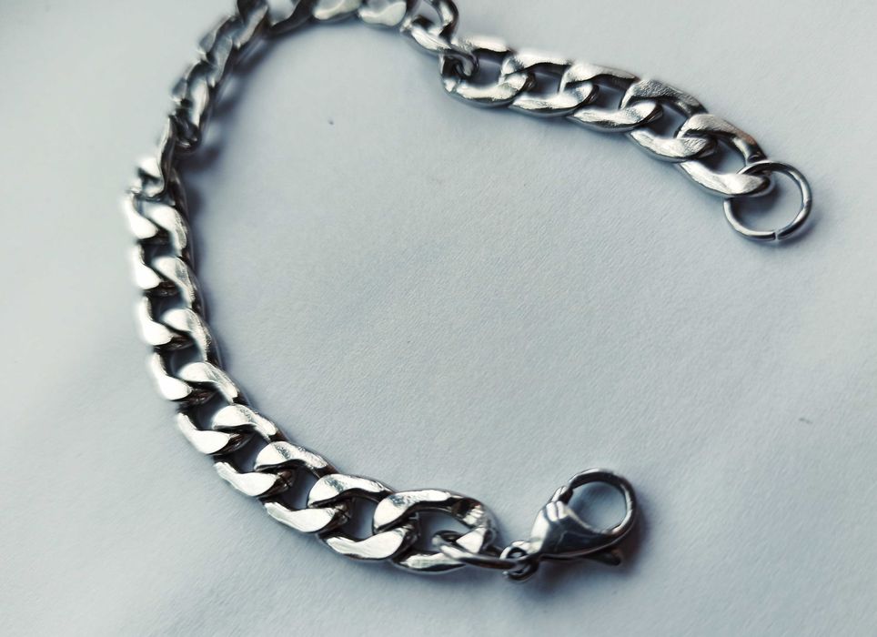 Pulseira de Homem - Aço Inoxidável 17cm (Como Nova)