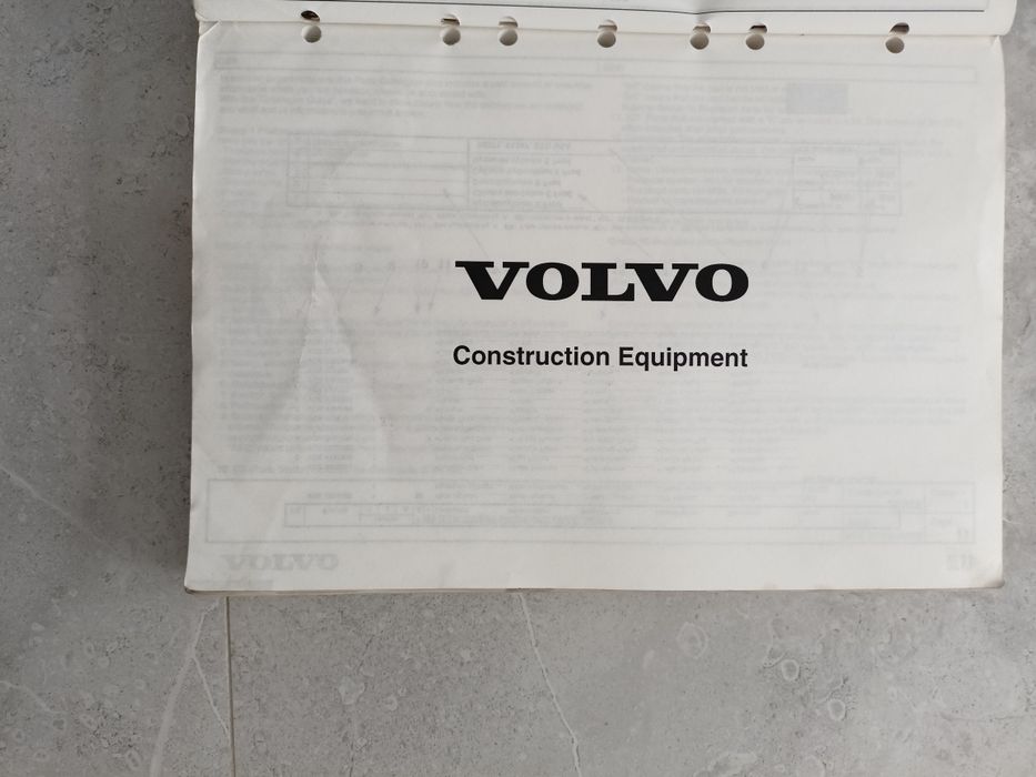 Instrukcja obsługi DTR Volvo BL71