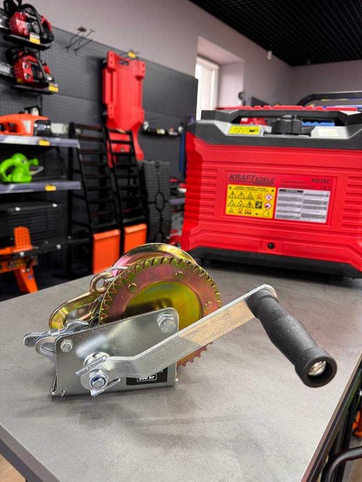 лебідка барабана ручна лебідка важільна тросова 550 кг таль ручна