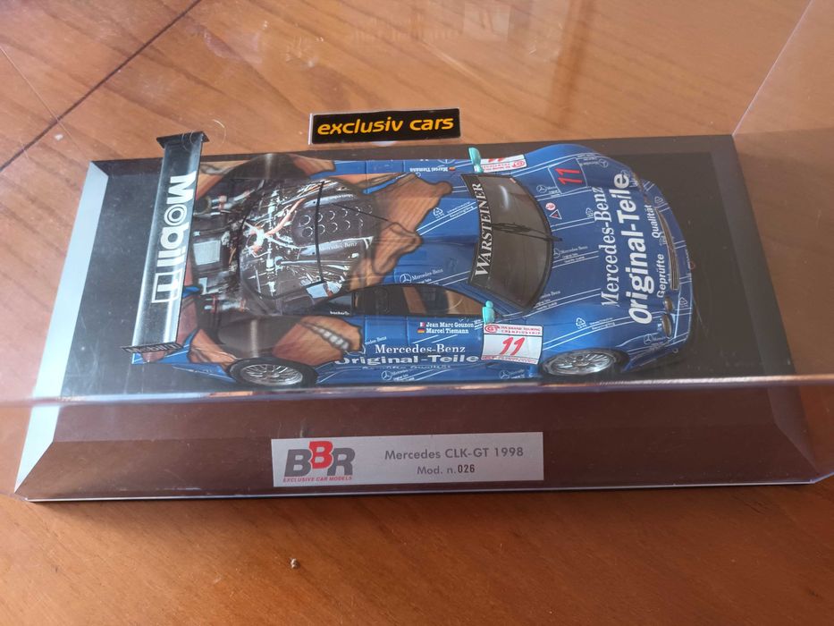 Miniatura Mercedes clk-gt da BBR Edição Numerada