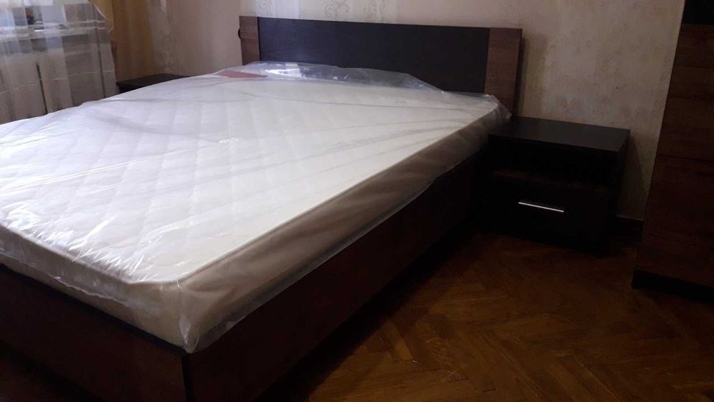 Нове  Ліжко двоспальне  160 + ламелі дуб самоа Доставка