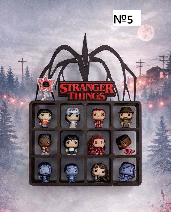 ХІТ‼️Поличка Дивні дива cтенд Підставка будиночок кіндер Stranger Thing