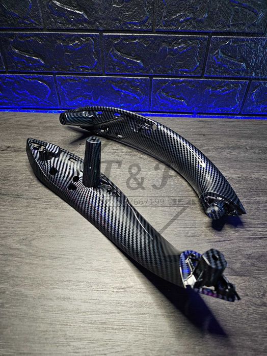 Pack Puxadores FRT + TRS - BMW F30 F31 F35 F80 - Imitação Carbono