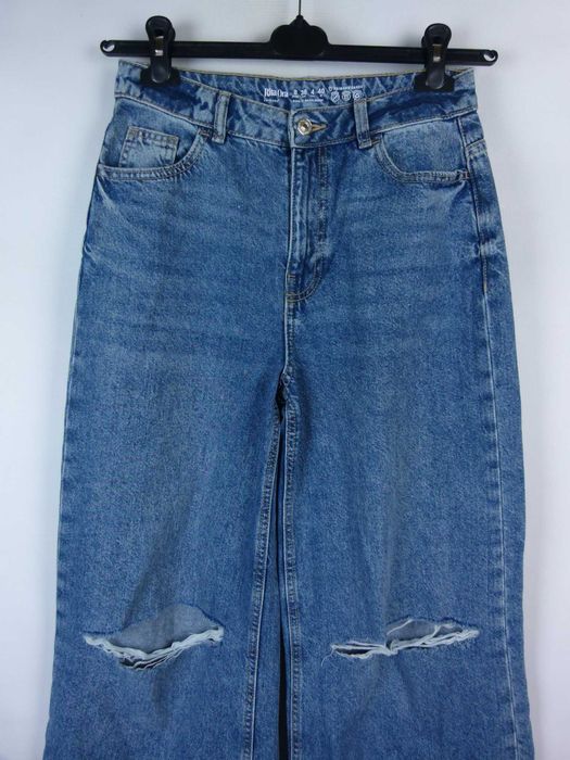Primark Rita Ora jeans dziury dżins szerokie nogawki 8 / 36