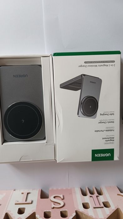 UGREEN W528 Qi 20 Вт,2 in 1.iPhone 12–15