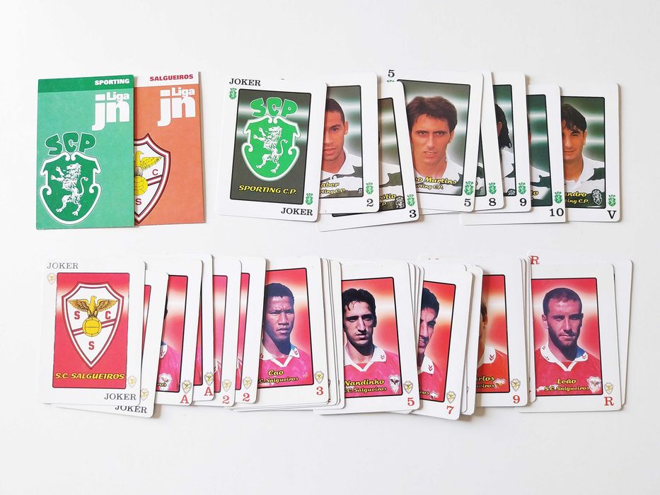 48 cards LIGA JN 97-98 football | Jornal Noticias, lot or individual sale
