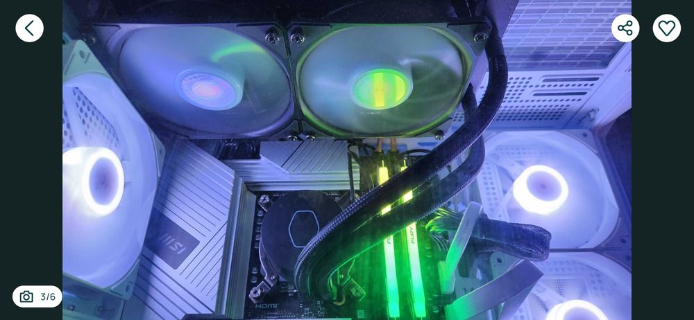 Płyta główna MSI Pro Z790, i7 13700, 3XSSD, 850w, chłodzenie wodne