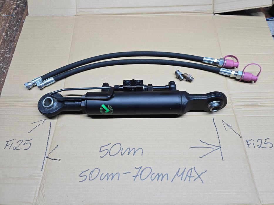 łącznik górny cięgło 50cm 75cm siłownik hydraliczny c 330 c 360