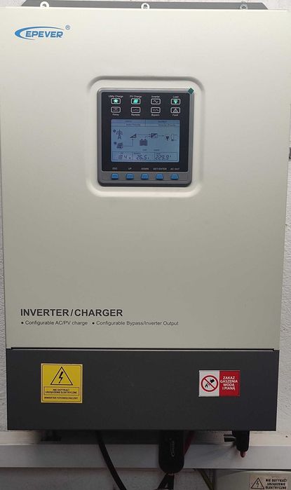 Inwerter hybrydowy off grid, falownik Epever UP-HI 3000. HM10022 RTU 24V offgrid.