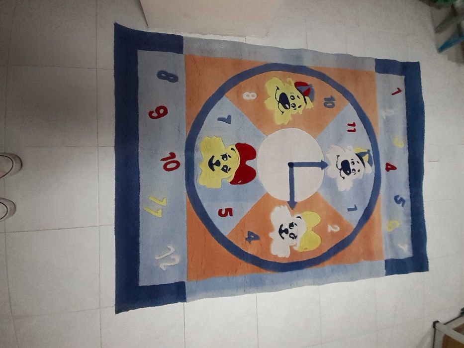 Tapete quarto criança em lã rapado