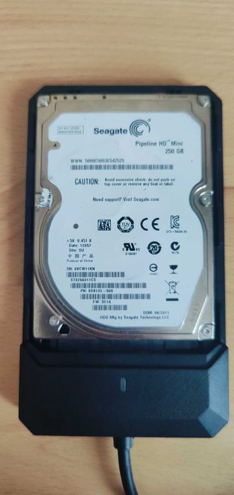 Dysk Zewnętrzny Przenośny Seagate - USB 3.0 - 250 GB - złącze USB-C - USB-A