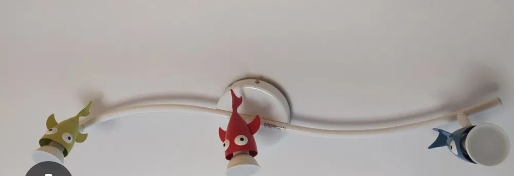 Żyrandol dziecięcy rybka