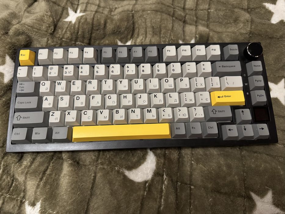 клавіатура Ajazz AK820 Pro Flying Fish Switch Black RGB