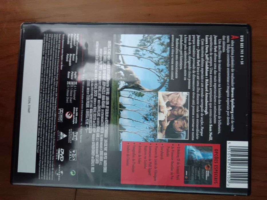 filme dvd original - jurassic  park