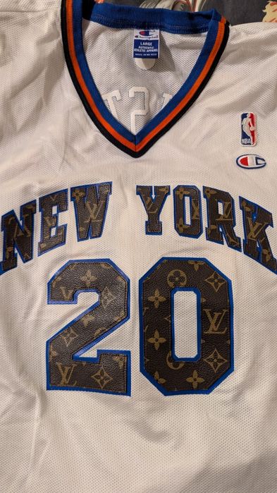 Jersey Custom Champion NBA – Detalhes Estilo Louis Vuitton