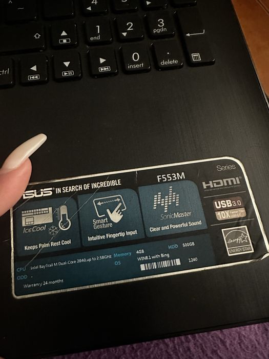 Computador ASUS F553M