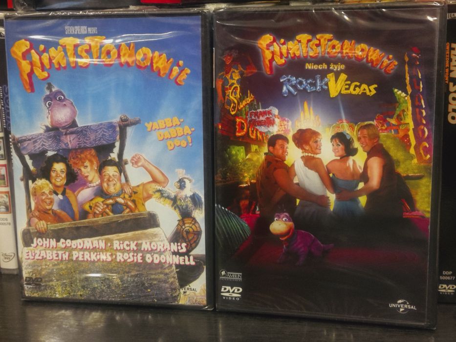 Flinstonowie+Flinstonowie Niech żyje Rock Vegas DVD  nowe, folia